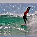 Surfer at Malibu